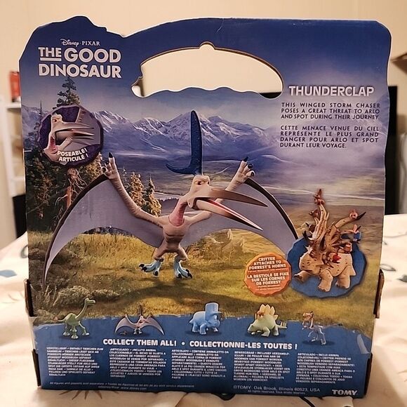 Pterodactyl Thunderclap The Good Dinosaur Disney Pixar Movie Toy in Box by Tomy - Picture 2 of 3